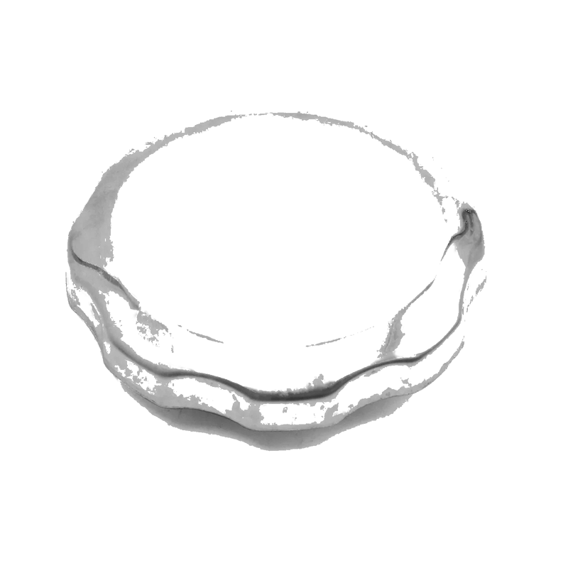 Universal Silver Tone Motorcycle Scooter Gas Cap Cover Protector