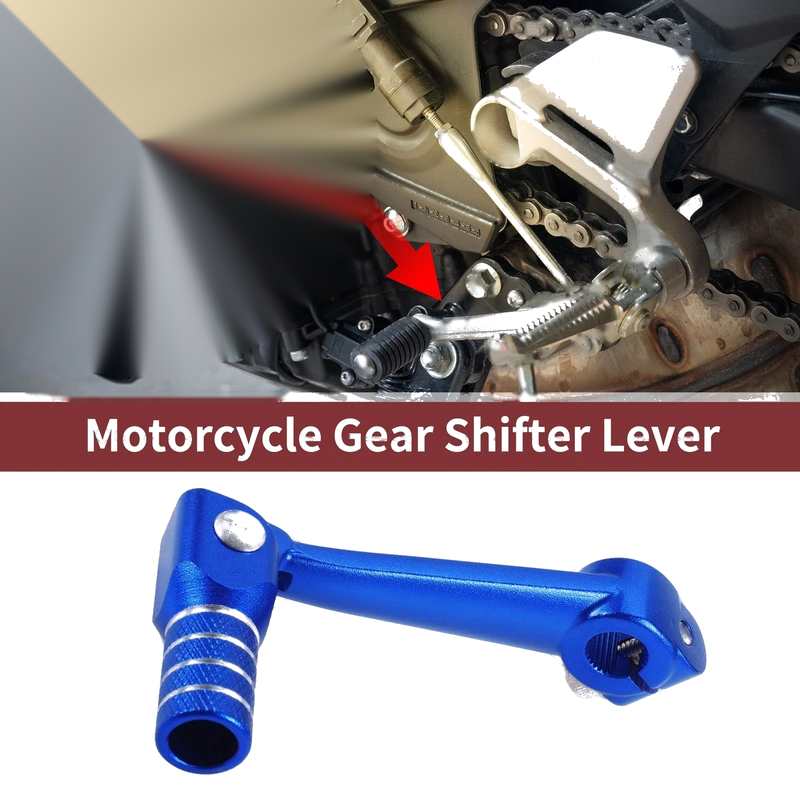 Bosuer M5 Blue Head Folding Gear Shifter Lever