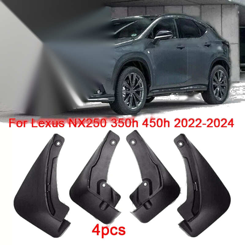 Lexus NX250 350h 450h 4x Mud Flaps Guards Fender Mudguard (2022–2024)