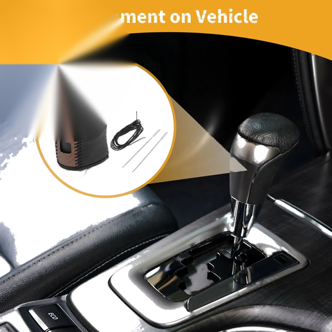 Nissan Altima Brown Carbon Fiber Gear Shift Knob Cover (2019-2024)