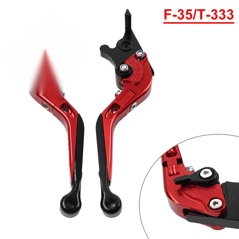 Daytona 675 Street Triple RX Folding Extendable Brake Clutch Levers (2013-2016)
