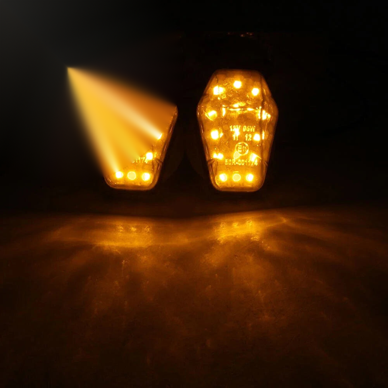 Suzuki Bandit 600S 1000S 1200S Amber LED Turn Signal Light Smoke Lens (2000-2006)