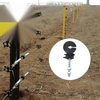 50 Pcs Insulated Electric Fence Insulation Screw M6 Ring Insulator