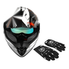 Kids Dirt Bike Motocross Off Road DOT Youth ATV Helmet Goggles Gloves