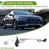 Hyundai Kia Silver Tone Front Left Exterior Door Handle (2011-2016)