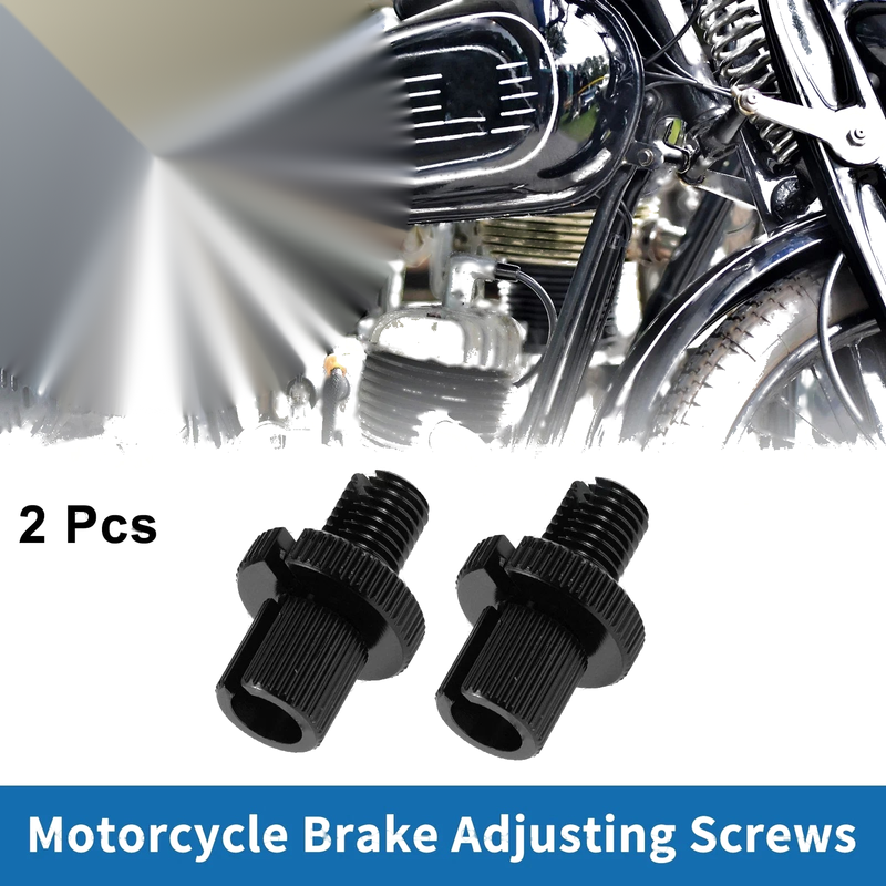 Motorcycle 2 x Brake Lever Barrel Adjusters Screws M10