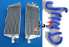 HUSQVARNA AE / CR / WR / XC 400 / 430 / 500 Aluminum Radiator + Red Hose (84-87)