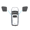 Audi Q7 SQ7 Magnetic Mesh Sun Blind Shades (2015-2025)