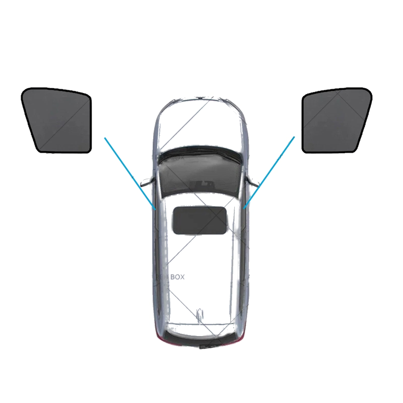 Audi Q7 SQ7 Magnetic Mesh Sun Blind Shades (2015-2025)