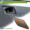 Porsche Cayenne (2011-2014) Brown Right Washer Nozzle Cover Cap