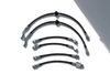 VR VS IRS Commodore VY HSV C5 Front Upgrade Braided Brake Hose Set (6)