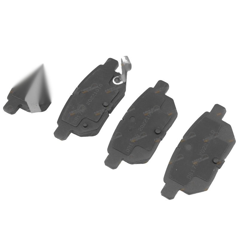 Toyota Corolla ZRE152 ZRE153 ZRE182 Rear Ceramic Disc Brake Pad Set (2007–2018)