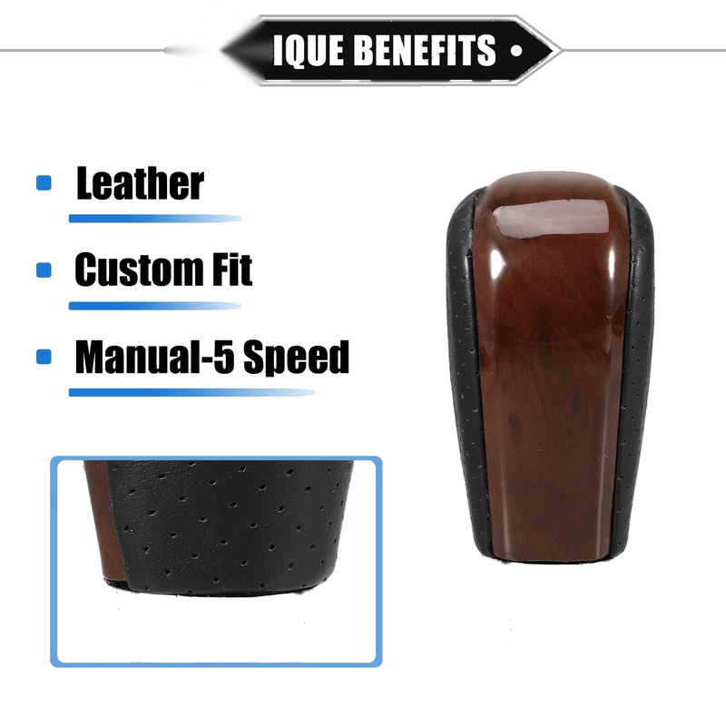 Toyota Land Cruiser Drilled Wood Grain Gear Shift Knob