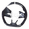 Honda Civic Flat Bottom Carbon Suede Steering Wheel (2016-2020)