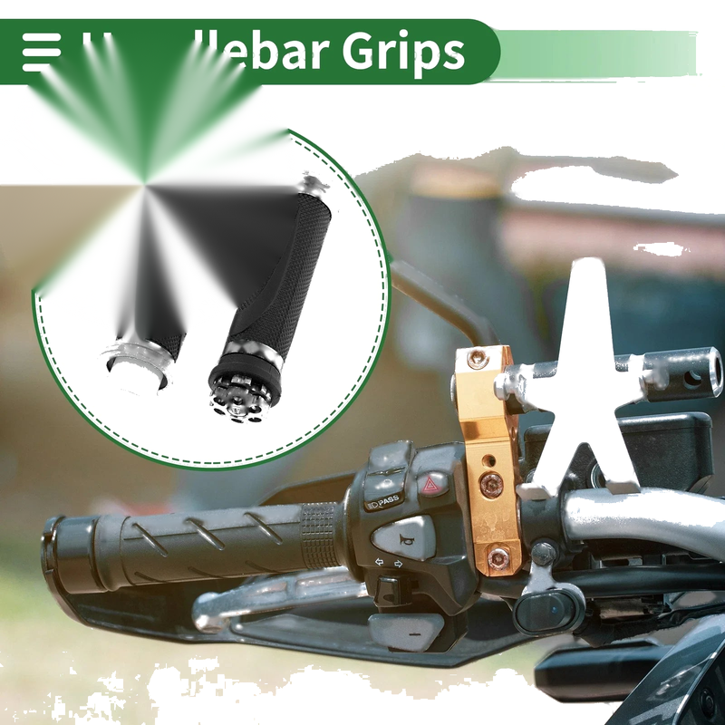 Motorcycle 7/8" 22mm Hand Grips Cover