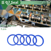 Oil Seal 55x63x8mm Rotary Shaft TPU Seal Ring High Pressure Blue 5 Pcs