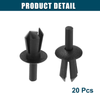 BMW 128i Black Fender Liner Clips Replacement 20 Pcs