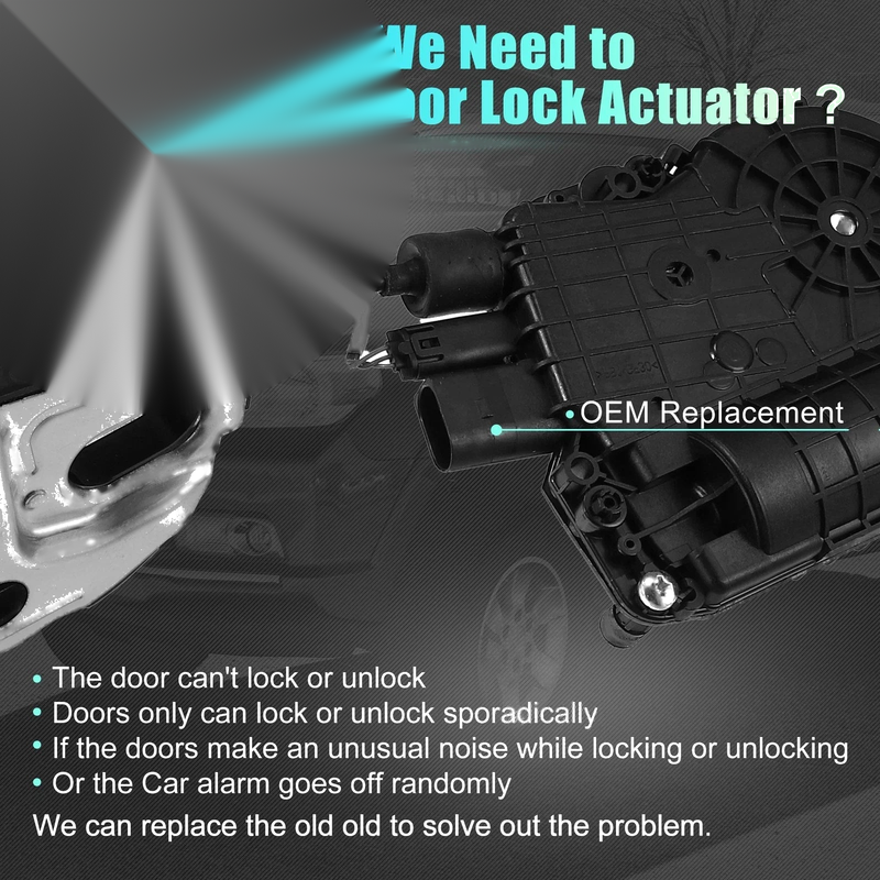 BMW X5 E70 X6 E71 Door Lock Actuator Assembly (2007 - 2014)