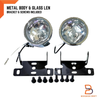 Universal 2" H3 12V 55W DLAA Clear Lens Fog Light Spot Lamp
