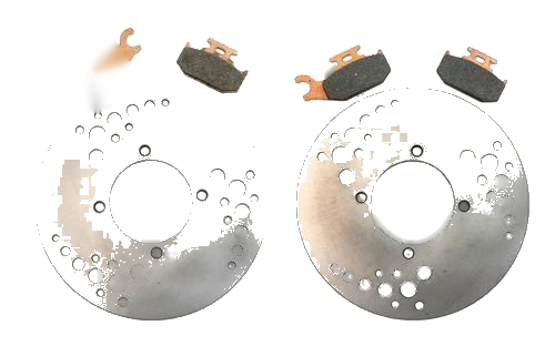 Can-Am Outlander 400 2 x Brake Rotors & Semi-Metallic Pads (2003–2014)