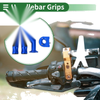 7/8 22mm Motorcycle Hand Grips Covers Rhombus Pattern