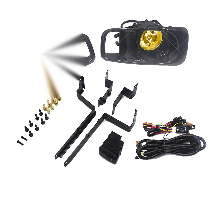 Honda Civic EK EM 2 / 3 / 4 Dr JDM Yellow Fog Lights (1999-2000)