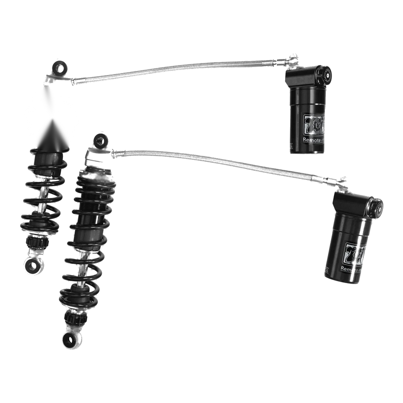 Harley Street Glide Remote Reservoir Rear Suspension Shocks (2014-2024)