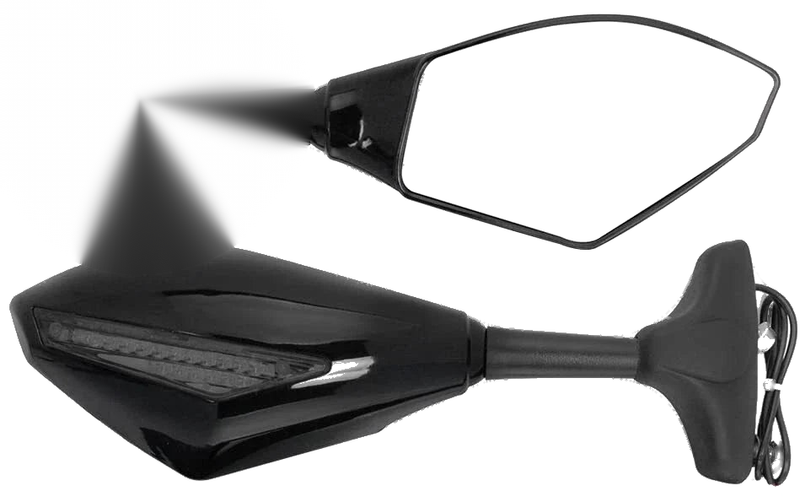 Suzuki GSXR600 GSXR750 GSXR1000 LED Turn Signal Mirrors (2001-2017)