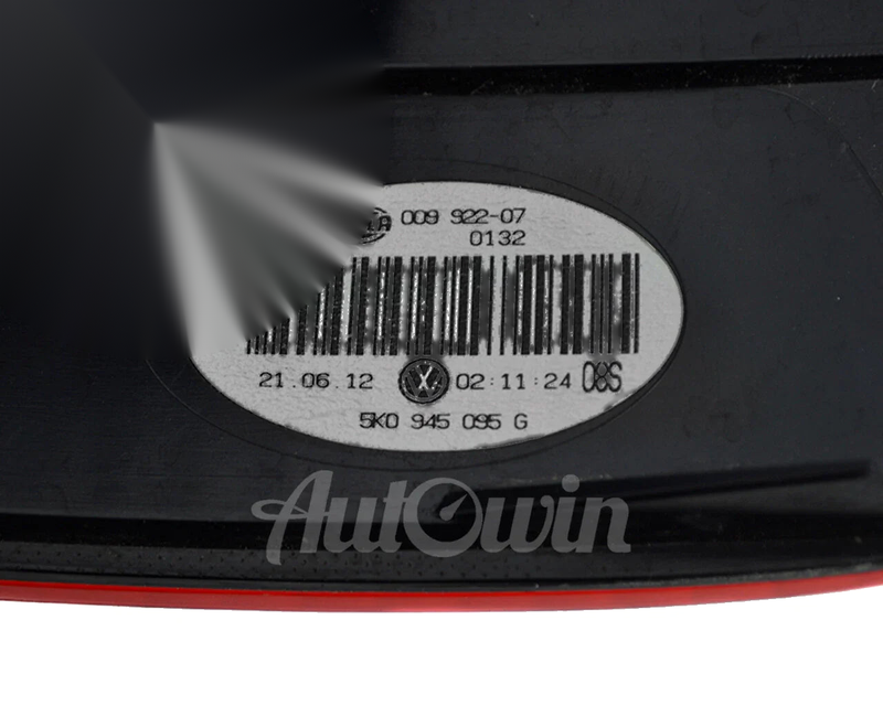Volkswagen VW Golf VI MK6 Left Side Genuine Rear Light (2010-2014)
