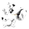 Arctic Cat ATV 500 Bearcat 454 Front&Rear Brake Calipers W/Pads (1996–2002)