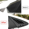 Hyundai Sonata Carbon Fiber Side Vent Window Louver Cover Trim (2020–2023)