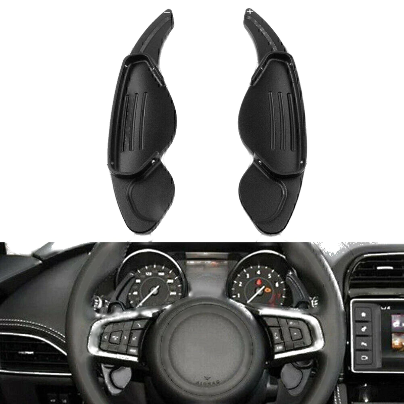Land Rover Jaguar Alloy Steering Wheel Shift Paddle Extensions (2010-2023)