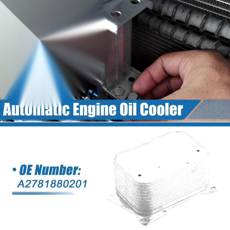 Mercedes-Benz W166 (A2781880201) - Silver Tone Engine Oil Cooler