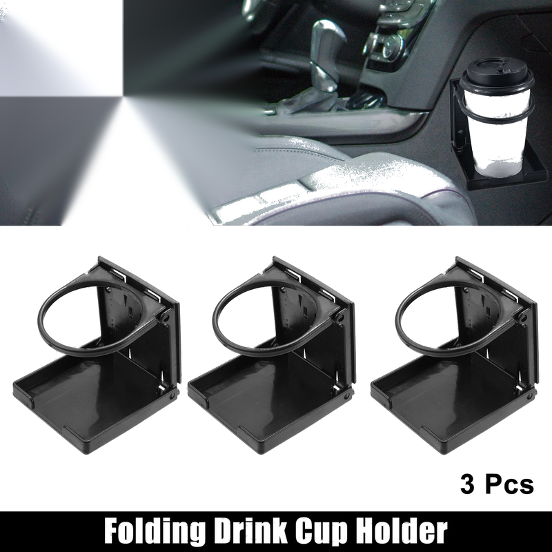 Car Boat Marine Caravan RV 3pcs Folding Drink Cup Holder