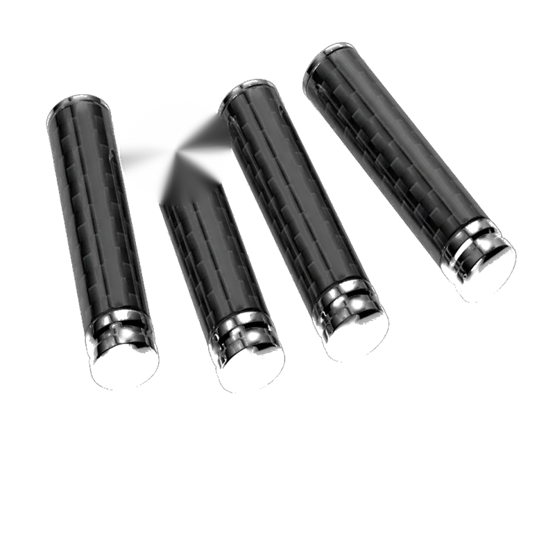 BMW Benz 4 x Carbon Fiber Door Lock Pins Knob 35x8mm