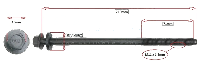 FORD FAIRLANE LTD BA BF XR8 CYLINDER HEAD BOLT SET