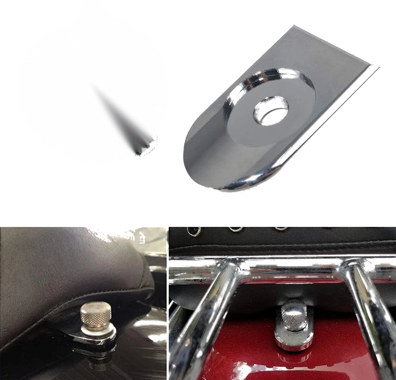 Harley Sportster Dyna Touring Softail Seat Bolt Tab Cover (2004-2023)