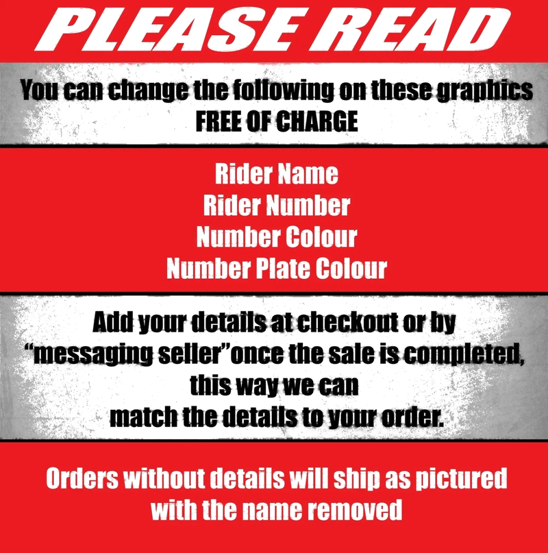 Honda CRF 250X (2004-2016) Decals Custom Graphic Kit - AUSSIE PRIDE
