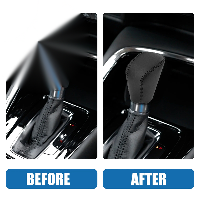 Lexus GS 300 (2018-2019) Faux Leather Black Gear Shifting Knob Cover Trim