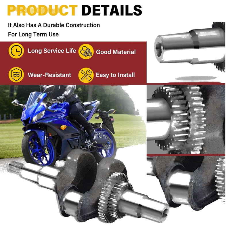 357cc Crankshaft Connecting Rod 0.5mm Piston Valve Yamaha G21 A (2001–2004)