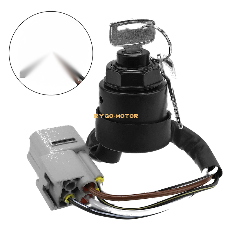 Kawasaki Mule 3000 3010 3020 KAF620 Ignition Key Switch (2001–2008)