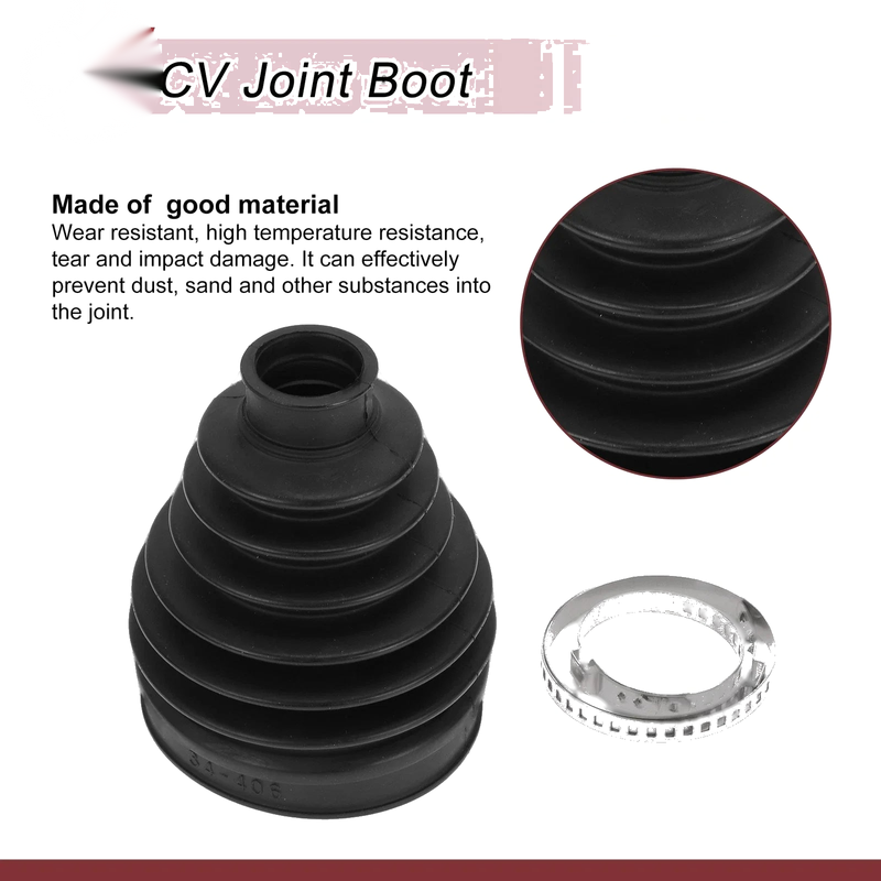Mercedes-Benz GLK250 Inner CV Joint Boot Kit w/ Clamps (2013-2015)