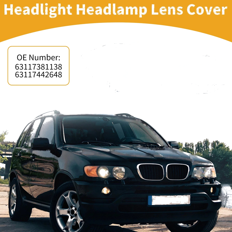 BMW X5 1 Pc Front Right Headlight Lens Cover (2014-2018)