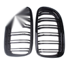 BMW 3 Series E90 E91 Gloss Black Front Kidney Grills (2008-2012)