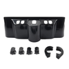 Harley Electra Glide Unpainted Black Inner Fairing Switch Cap Kit (1996-2013)