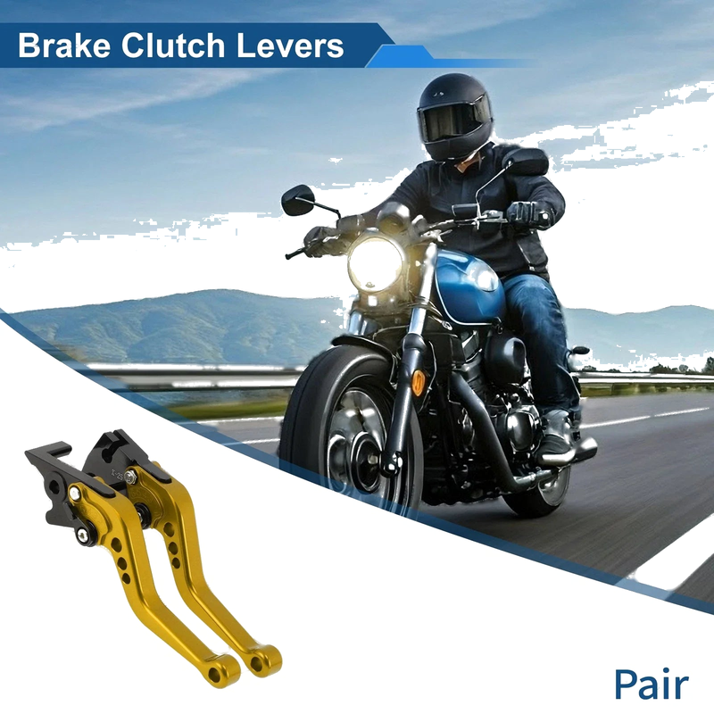Kawasaki Ninja 300 / Z300 2x Adjustable Short Brake Clutch Levers (2013–2017)