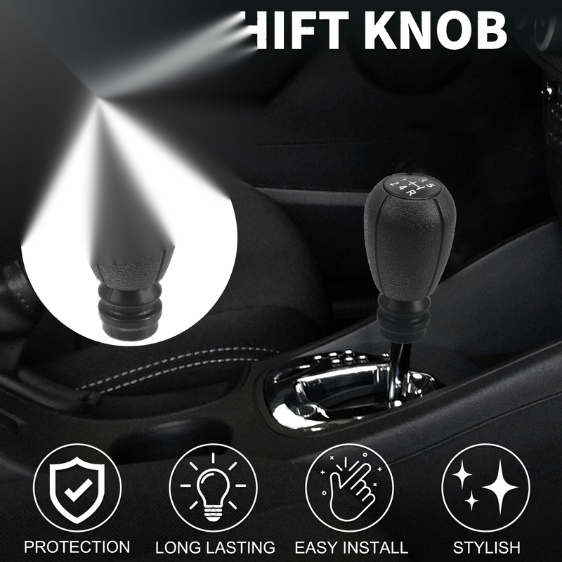 Peugeot 306 (1994-2002) Black White 5 Speed Manual Gear Shifter Knob