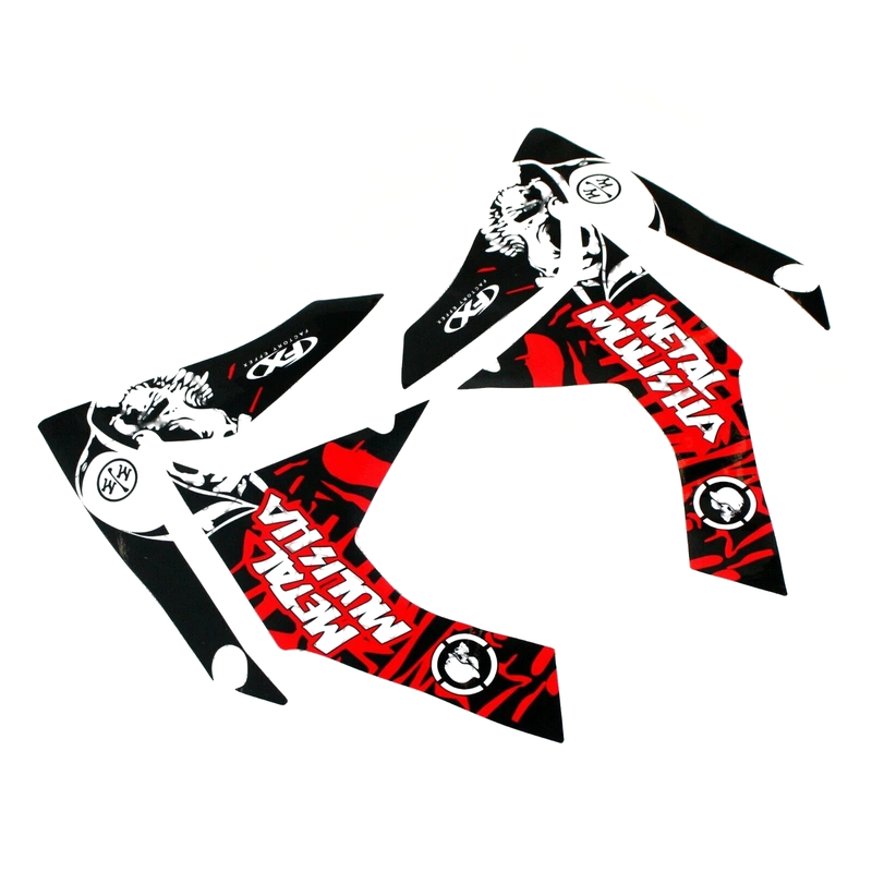 CRF 110 Fairing Dirt Bike 3M Metal Mulisha Decal Sticker Kit