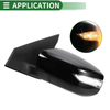 Nissan Sentra (2016-2019) Manual Folding Black Left Side Door Mirror