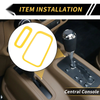 Jeep Wrangler JK Center Console Gear Shift Ring Cover Trim (2007-2018)
